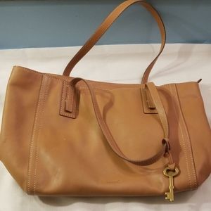 Fossil large lether bag.